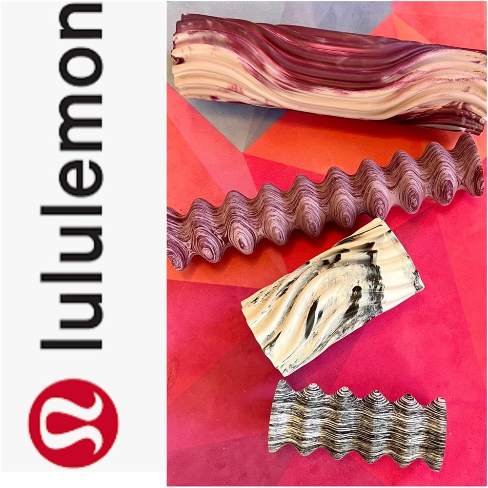 TWO lululemon double foam rollers